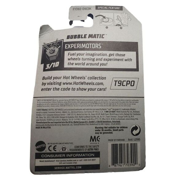 Hot Wheels Bubble Matic Experimotors & T-Rextroyer Dino Riders Bundle NWT - Picture 4 of 7